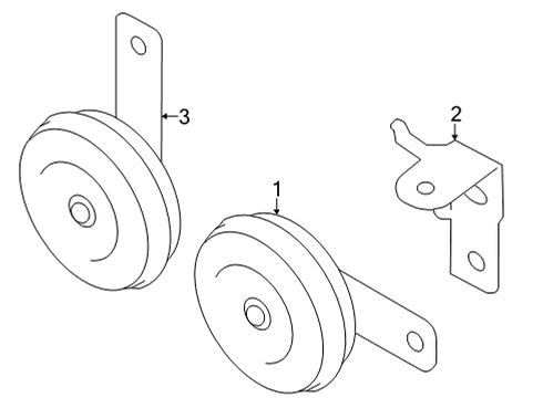 2023 Toyota GR86 Horn Diagram