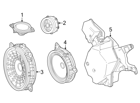 2023 Toyota bZ4X Sound System Diagram