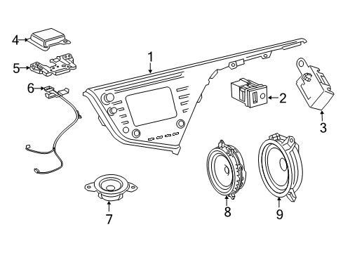 2018 Toyota Camry Navigation System Diagram 5 - Thumbnail