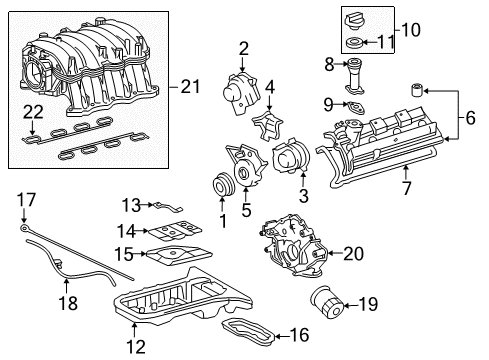 2008 Toyota Sequoia Gage Sub-Assy, Oil Level Diagram for 15301-0F020