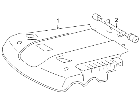 2008 Toyota Tundra Engine Appearance Cover Diagram 1 - Thumbnail