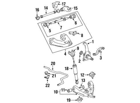 1990 Toyota 4Runner Spring, Torsion Bar, RH Diagram for 48161-35110