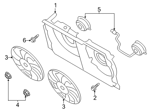 2014 Scion FR-S Cooling System, Radiator, Water Pump, Cooling Fan Diagram 1 - Thumbnail