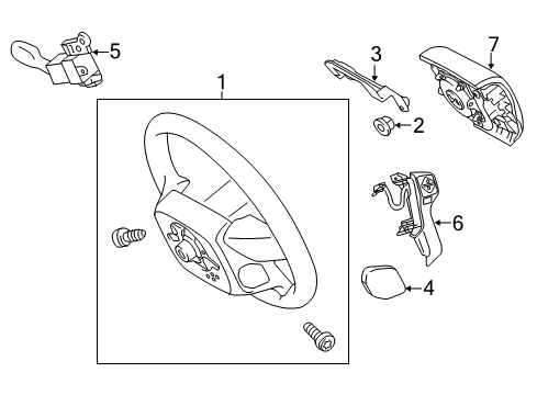 2019 Toyota Tundra Steering Column & Wheel, Steering Gear & Linkage Diagram 4 - Thumbnail