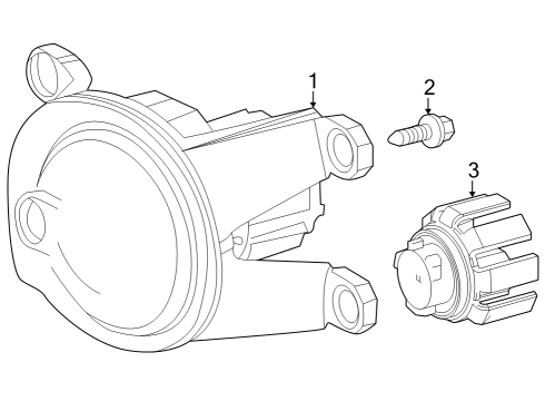 2023 Toyota GR Corolla Fog Lamps Diagram