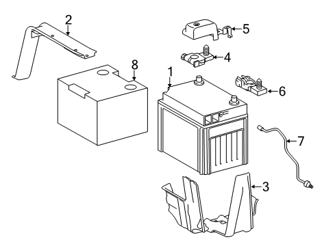 2019 Toyota Highlander Battery Diagram 1 - Thumbnail