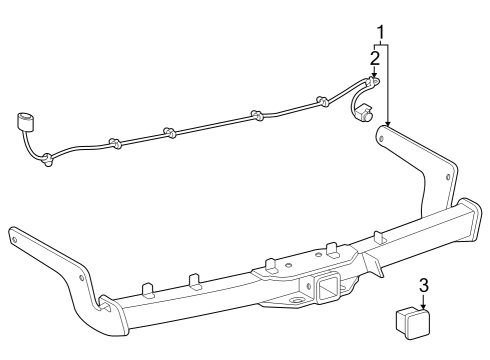 2024 Toyota Grand Highlander Bumper & Components - Rear Diagram