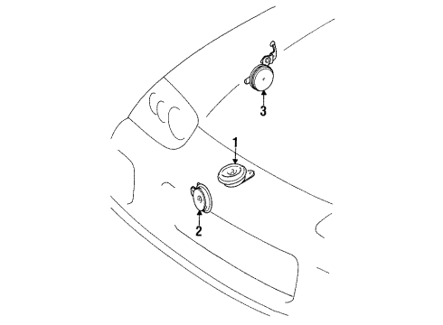 1998 Toyota Supra Anti-Theft Components Diagram 2 - Thumbnail