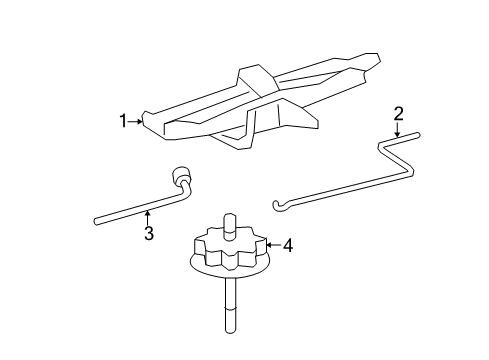 2019 Toyota Corolla Jack & Components Diagram 1 - Thumbnail