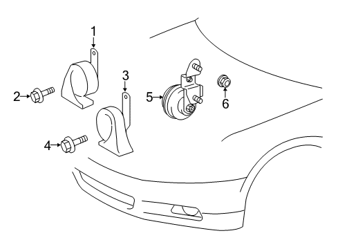 2014 Toyota Camry Horn Diagram