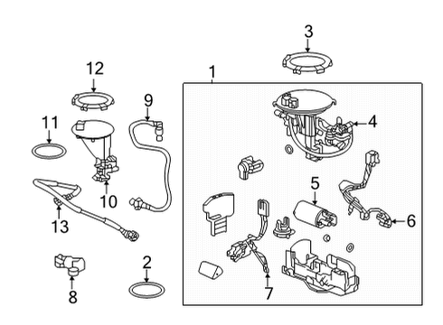 2021 Toyota Avalon Fuel Pump Diagram