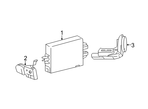 2012 Toyota Yaris Keyless Entry Components Diagram 1 - Thumbnail