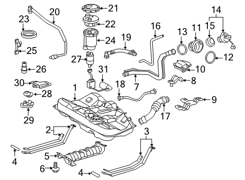 2011 Toyota Avalon Senders Diagram