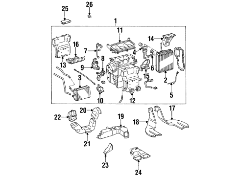 1997 Toyota Avalon Automatic Temperature Controls Diagram 2 - Thumbnail