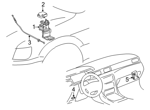 1998 Toyota Camry Cruise Control System, Electrical Diagram