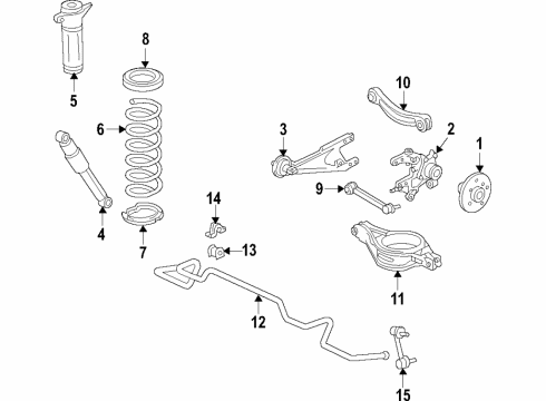 2022 Toyota RAV4 Bush, STABILIZER, Rr Diagram for 48818-42030