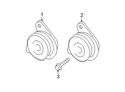 2013 Toyota Prius V Horn Diagram