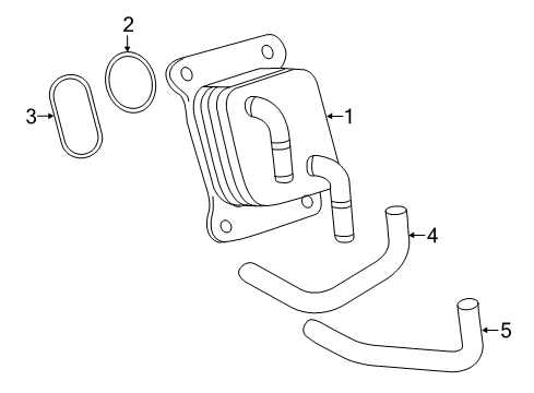 2023 Toyota Tacoma Oil Cooler Diagram