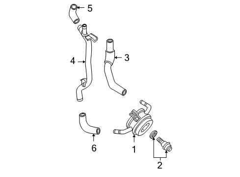 2009 Toyota Tundra Engine Oil Cooler Diagram 2 - Thumbnail