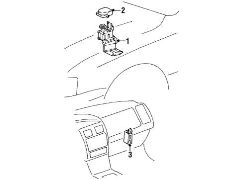 1998 Toyota Avalon Cruise Control System Diagram 1 - Thumbnail