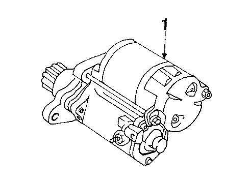 1995 Toyota Celica Starter, Electrical Diagram