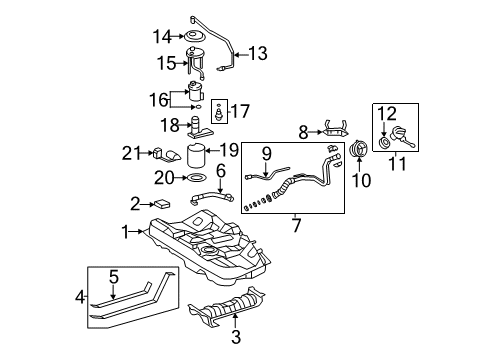 2008 Toyota Camry Filters Diagram 7 - Thumbnail