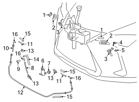 Nut, Spring Diagram for 90183-05009