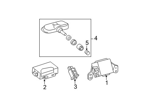 2015 Toyota Tacoma Tire Pressure Monitoring, Electrical Diagram