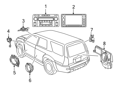 2006 Toyota 4Runner Sound System Diagram