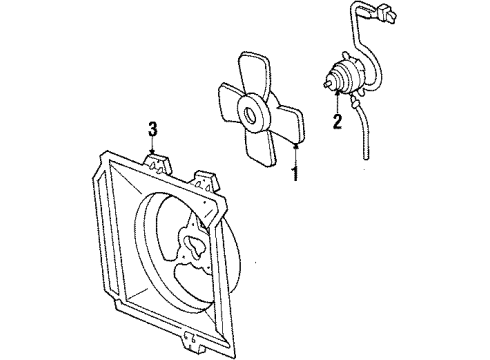 1984 Toyota Corolla Cooling System, Radiator, Water Pump, Cooling Fan Diagram 2 - Thumbnail