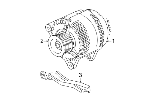 2007 Toyota Matrix Alternator Diagram 2 - Thumbnail