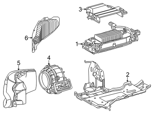 2021 Toyota RAV4 Prime Electrical Components Diagram 1 - Thumbnail