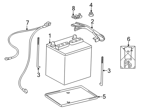 2005 Toyota Echo Battery Diagram