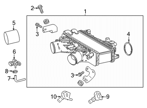 2024 Toyota Tundra Intercooler  Diagram 2 - Thumbnail