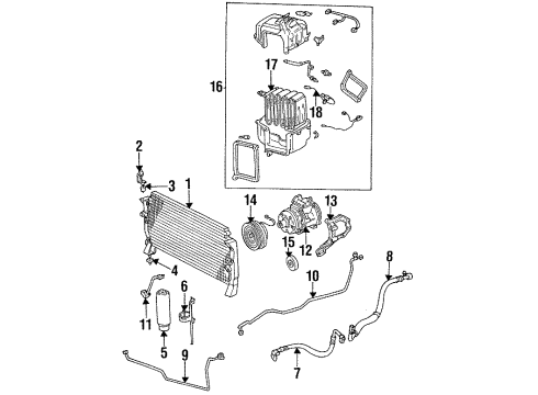 1996 Toyota T100 Air Conditioner Diagram