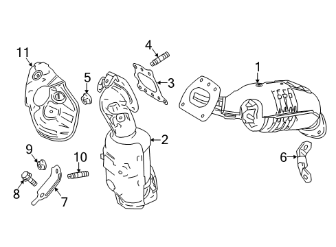 2018 Toyota Sienna Exhaust Manifold Diagram