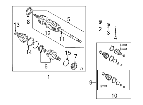 Pin, Cotter Diagram for 95381-04030