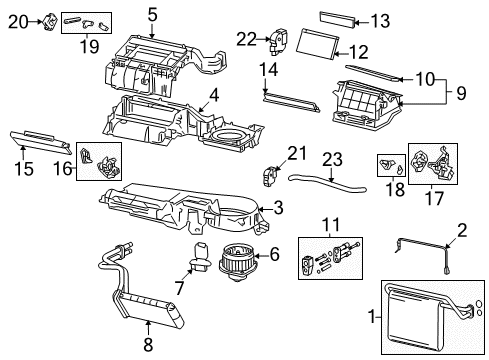 2008 Toyota Tacoma Resistor, Blower Diagram for 87138-04070