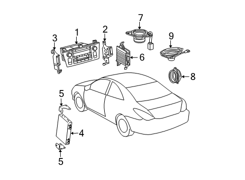 2007 Toyota Solara Sound System Diagram 2 - Thumbnail