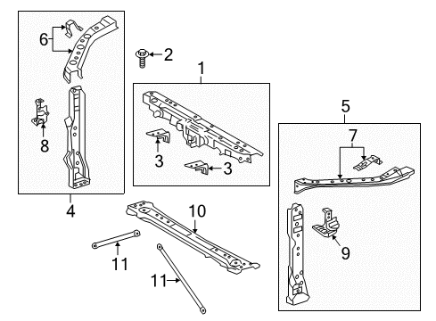 2018 Toyota Camry Support Sub-Assembly, Ra Diagram for 53202-33903