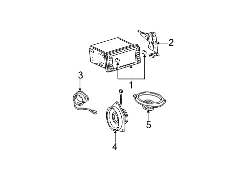 2006 Toyota Camry Sound System Diagram 1 - Thumbnail