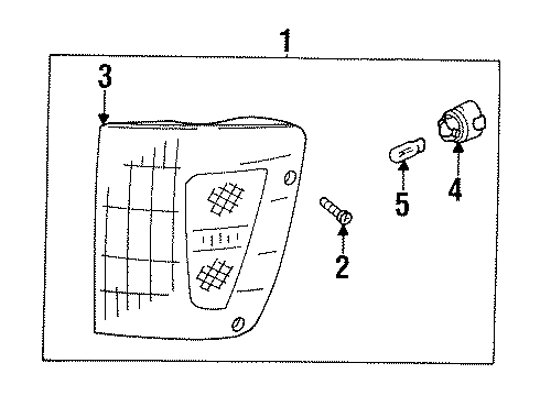 1997 Toyota T100 Park Lamps Diagram