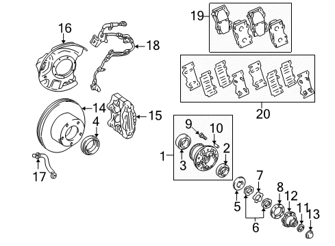 2000 Toyota Land Cruiser Anti-Lock Brakes Diagram 2 - Thumbnail