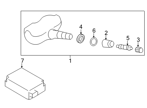 2019 Toyota 86 Tire Pressure Monitoring, Electrical Diagram