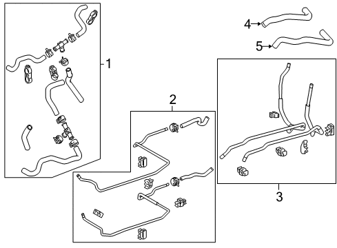 2018 Toyota Sienna Hoses & Pipes Diagram