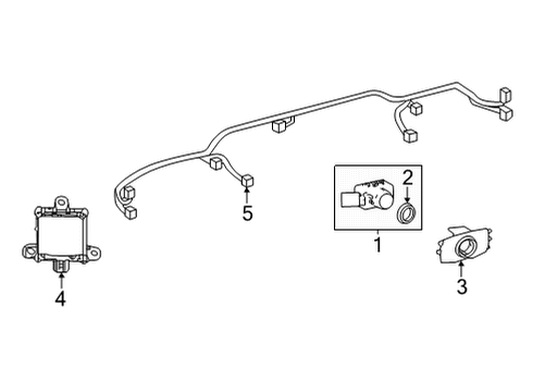 2023 Toyota Tundra Parking Aid Diagram 5 - Thumbnail