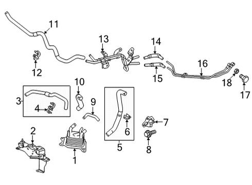 Clip Or Clamp (For Heater Water Hose) Diagram for 88718-48360