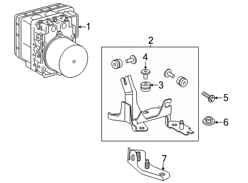 2019 Toyota 4Runner Anti-Lock Brakes Diagram 1 - Thumbnail