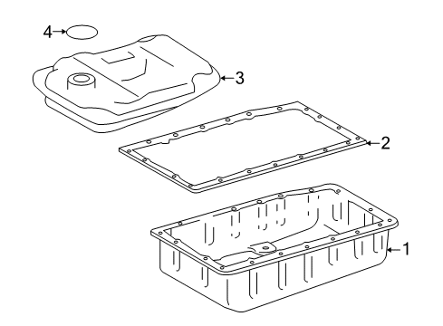 2011 Toyota Sequoia Pan Sub-Assembly, TRANSM Diagram for 35106-35170