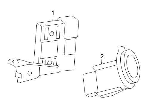 2010 Toyota Matrix Computer Assy, Transponder Key Diagram for 89780-02090